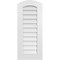 Ekena Millwork Arch Top Surface Mount PVC Gable Vent: Functional, w/ 3-1/2"W x 1"P Standard Frame, 16"W x 38"H GVPAR16X3801SF - alternate 1